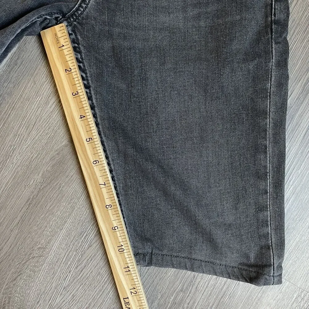 Levi's 511 Men's Size 29 Shorts Denim Jean 11” Inseam Black Faded Slim Fit - Picture 11 of 12